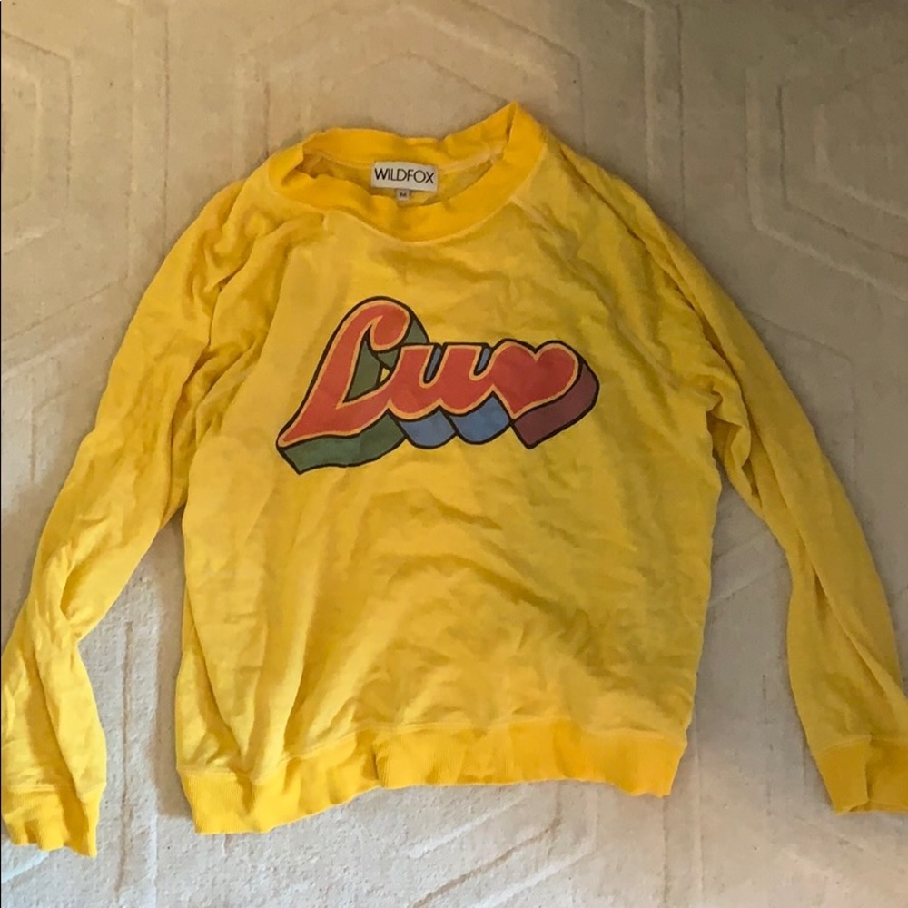 Wildfox ‘LUV’ Sweatshirt